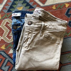 2 pair bundle pack Hollister Jeans.